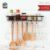 CASSA ตะแกรงสำหรับห้องครัวแบบติดผนังสีดำ รุ่น C237-BS
