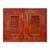 บานซิงค์คู่ CA8060-07 สีไม้พะยูง(เงา) 85.5×65.5x10cm.