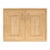 บานซิงค์คู่ CB8060-17 สีบีช 85.5×65.5x10cm.