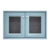บานซิงค์คู่ใต้เตา CC8050-25 สีดาร์ค ทีล 85.5×55.5×10 cm.