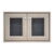 บานซิงค์คู่ใต้เตา CC8050-31 สีแฟบริค บราวน์ 85.5×55.5x10cm.