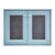 บานซิงค์คู่ CC8060-25 สีดาร์ค ทีล 85.5×65.5×10 cm.