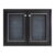 บานซิงค์คู่ CC8060-35 สีมิสทิค แบล็ค 85.5×65.5×10 cm.