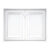 บานซิงค์คู่ CD8060-06 สีขาว 85.5×65.5×10 cm.