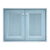 บานซิงค์คู่ CD8060-25 สีดาร์ค ทีล 85.5×65.5×10 cm.