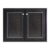 บานซิงค์คู่ CD8060-35 สีมิสทิค แบล็ค 85.5×65.5×10 cm.