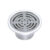 ตะแกรงน้ำทิ้งสเตนเลสกลมติดตั้งกับท่อพีวีซีขนาด 2 นิ้ว CT640Y1PW(HM)