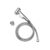 สายฉีดชำระโครเมี่ยม 2 ฟังก์ชั่นเปลี่ยนสายน้ำด้วยปุ่มกด CT980NK#CR(HM)