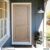 LeoDoor ประตูไม้สัก ลูกฟัก 2 ตรง 90×200 leowood