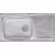 อ่างซิ้งค์ล้างจาน สแตนเลส ตราเพชร DP 2075 B,B/C