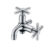 EC-01-421-50 Karat Faucet ก๊อกล้างพื้นติดผนังพร้อมที่ต่อสายฉีดน้ำ