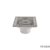 ตะแกรงกันกลิ่นกันแมลง (FLOOR DRAIN) สแตนเลส หน้าแปลน 4 นิ้ว สำหรับท่อ PVC 2-2.5 นิ้ว FD-4319