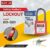 แม่กุญแจนิรภัยพร้อมลูกกุญแจ Safety Padlock BD-G01สีแดง