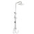 ชุดฝักบัว Rain Shower Set Globo หน้าเหลี่ยม รุ่น GRS-017-000