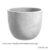 กระถางคอนกรีตเสริมเหล็กขัดมันทรงแคปซูล 50x50cm. I-POT