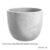 กระถางคอนกรีตเสริมเหล็กขัดมันทรงแคปซูล 70x60cm. I-POT