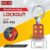 ตัวล็อคร่วมอลูมิเนียม ขนาด 38 มม. 1.5 นิ้ว Safety Aluminum Lockout ,Shackle Economic Aluminum Lockout Hasp BD-K12
