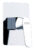 Karat Faucet ก๊อกผสมฝังผนังแบบก้านโยกสำหรับฝักบัวก้านแข็ง