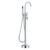 KF-42-771-50 Karat Faucet ก๊อกผสมลงอ่างแบบตั้งขึ้นจากพื้นพร้อมฝักบัวสายอ่อน (ทรงกลม)