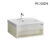 MOGEN LFA20060K อ่างล้างหน้าอะครีลิคพร้อมตู้เฟอร์ สีขาว (PP19) 60ซม