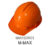 หมวกนิรภัย ABS ยี่ห้อM-MAX สีส้ม