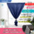 Curtain,ม่านกันแสงUV,ลายโมเดิร์น แบบติดผนังแบบไม่ต้องใช้ราว,ผ้าม่านไม่ต้องเจาะผนัง