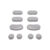 AMERICAN STANDARD PC-4804000 ชุดกันกระแทกฝารองนั่ง4800000-WT