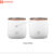 Snowfox แก้วสแตนเลส Rocks 2ชิ้น White