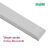 ไม้จบบัว 1.2x10x100 สีธรรมชาติ คลาสสิค ขอบบัว