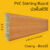 บัวพื้น UPVC HOFFEN 10x240x2 ซม. สีเชอร์รี่
