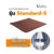 เบาะนั่งยางพารา รุ่นStandard-S สีน้ำตาลกันน้ำ