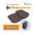 Kaika เบาะนั่งสมาธิยางพารา รุ่นStep-Curve สีน้ำตาลกันน้ำ