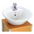 TF-0501 อ่างล้างหน้าแบบวางบนเคาน์เตอร์ รุ่น ลิลโล่ สีขาว