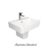 อ่างล้างหน้าแบบขาตั้งลอย รุ่น อะคาเซีย เอโวลูชั่น TF-0507W/0707