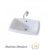 TF-8124-WT อ่างล้างหน้า แบบฝังบนเคาน์เตอร์