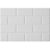 WT ENGLISH GARDEN SATIN BRICK WH 12X18PM