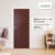 Leowwod ประตูไม้ Series 6 ลาย 61 (Mahogany ลาย01 (80))