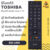รีโมททีวี Toshiba สำหรับ ทีวีจอแบน,LED,LCD รหัส RM-L890