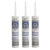กาวซิลิโคน BRAVO 101 กันน้ำ ทนความร้อน สีขาว/สีใส/สีดำ (ยกลัง)