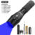Alonefire E17 ไฟฉาย LED สีน้ำเงิน กันน้ำ แบตเตอรี่ 18650 สําหรับตั้งแคมป์ ตกปลา
