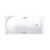 BHW328PP(H) อ่างอาบน้ำวน สีขาว รุ่น โรซานนา WP+HG HYG.