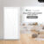 ประตู UPVC ลายไม้ รุ่น UDoor สี Winter White มี 2 ขนาด ประตูไม้ ประตูภายใน ประตูภายนอก กันน้ำ กันปลวก(3.5X80X200 cm)