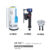 ชุดอุปกรณ์ในหม้อน้ำชักโครก NF-9811 แบบกดบน Dual Flush (WDI) 2 ระบบ 1 ชุด มี 3 ขิ้น