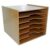 Relux กล่องใส่กระดาษและหนังสือ รุ่นMDF-430 สแครปบุ๊ค 6ช่อง