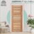 ประตูไม้สยาแดง รุ่นMD59-02 solid wood door 80x200cm.