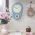 นาฬิกาแขวนผนัง สไตล์เกาหลี Pastel Vintage สีฟ้า