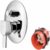 วาล์วผสมเปิด-ปิดน้ำชนิดฝังผนังพร้อม Divertor CT517A (SET)