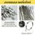เข็มขัดรัดท่อ 12นิ้ว เคเบิลไท Stainless Cable Tie แพ็ค 100เส้น