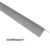 DURA แผ่นปิดมุมนอกดูร่า 7.5x300x0.08ซม. สีซีเมนต์