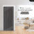 Leowood ประตู UPVC ลายไม้ รุ่น UDoor สี Cinereo Oak มี 2 ขนาด ประตูไม้ ประตูภายใน ประตูภายนอก กันน้ำ กันปลวก(3.5X80X200 cm)